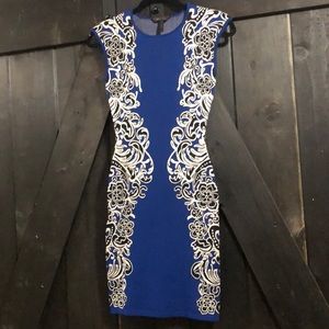 BCBGMaxazria Blue Dress Size XXS